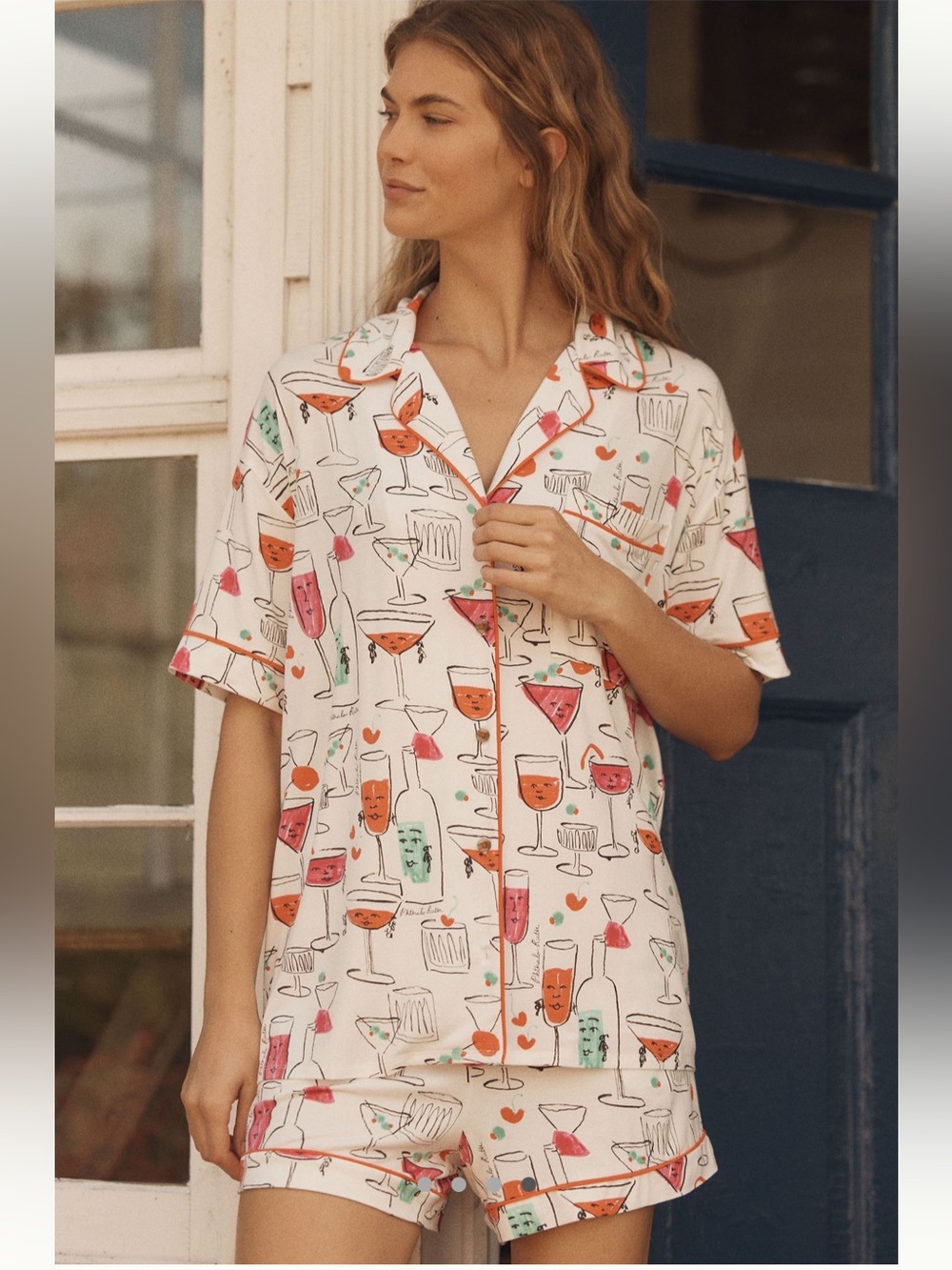 Anthropologie LyreBird ModaLuxe Pajama Set - Sz M